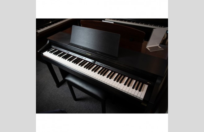 Used Roland HP302 Satin Black Digital Piano Complete Package (SN:ZZ30601) - Image 5